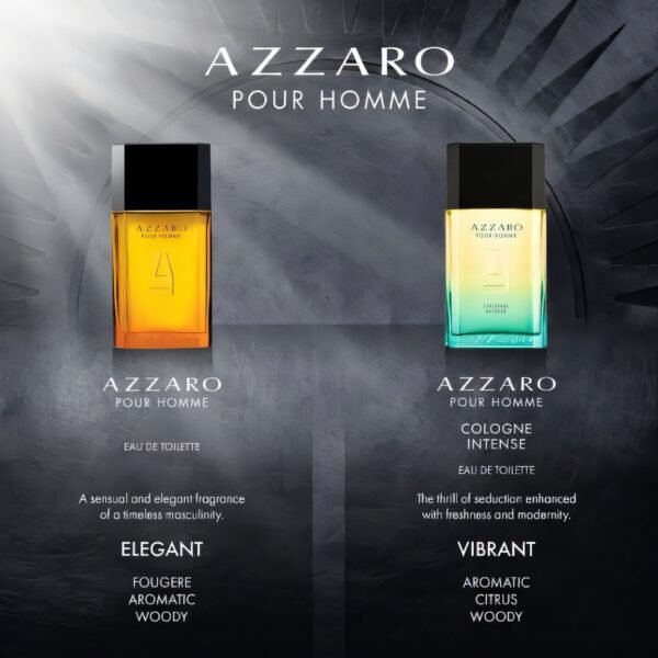 Azzaro Pour Homme Cologne Intense 100ml – Image 3