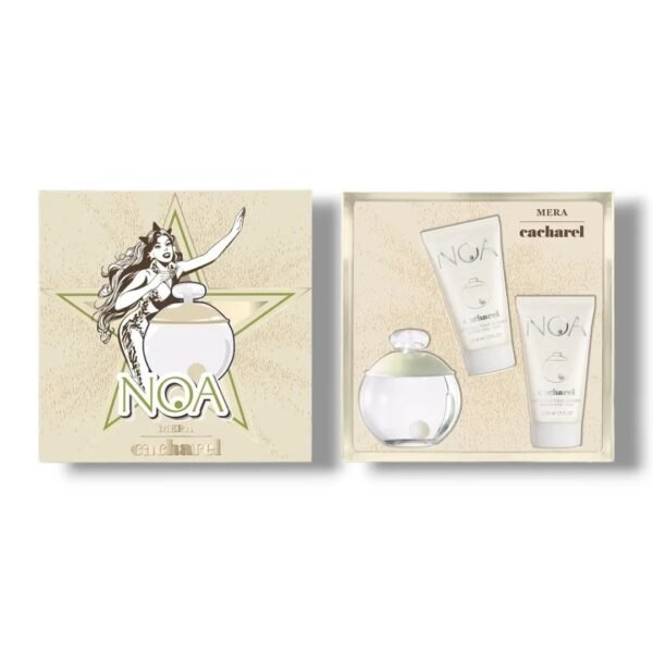 coffret noa Cacharel Eau de Toilette 100 ml + lait 50 ml + lait 50ml – Image 2