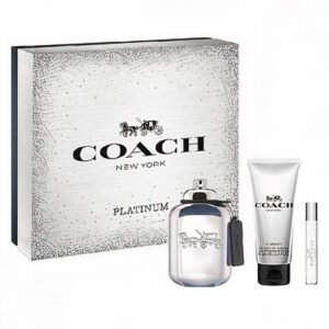 COFFRET COACH PLATINUM EDP 100 ML + 15 ML +GEL DOUCHE 100 ML